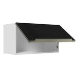 Alacena 60 cm 1 Puerta Lux Blanco/Negro