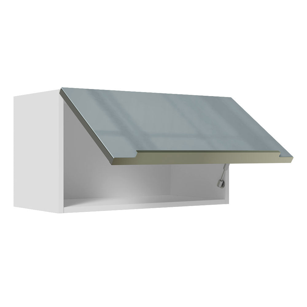 Alacena 60 cm 1 Puerta Lux Blanco/Gris