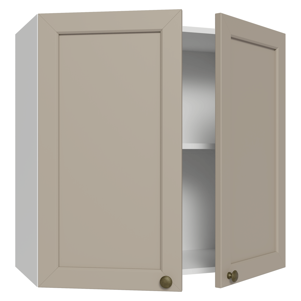 Alacena Cocina 70 cm 2 Puetas Blanco/Crema Vik Madesa
