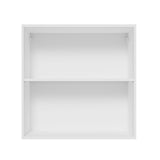 Alacena 70 cm 2 Puertas Glamy Blanco/Marrón