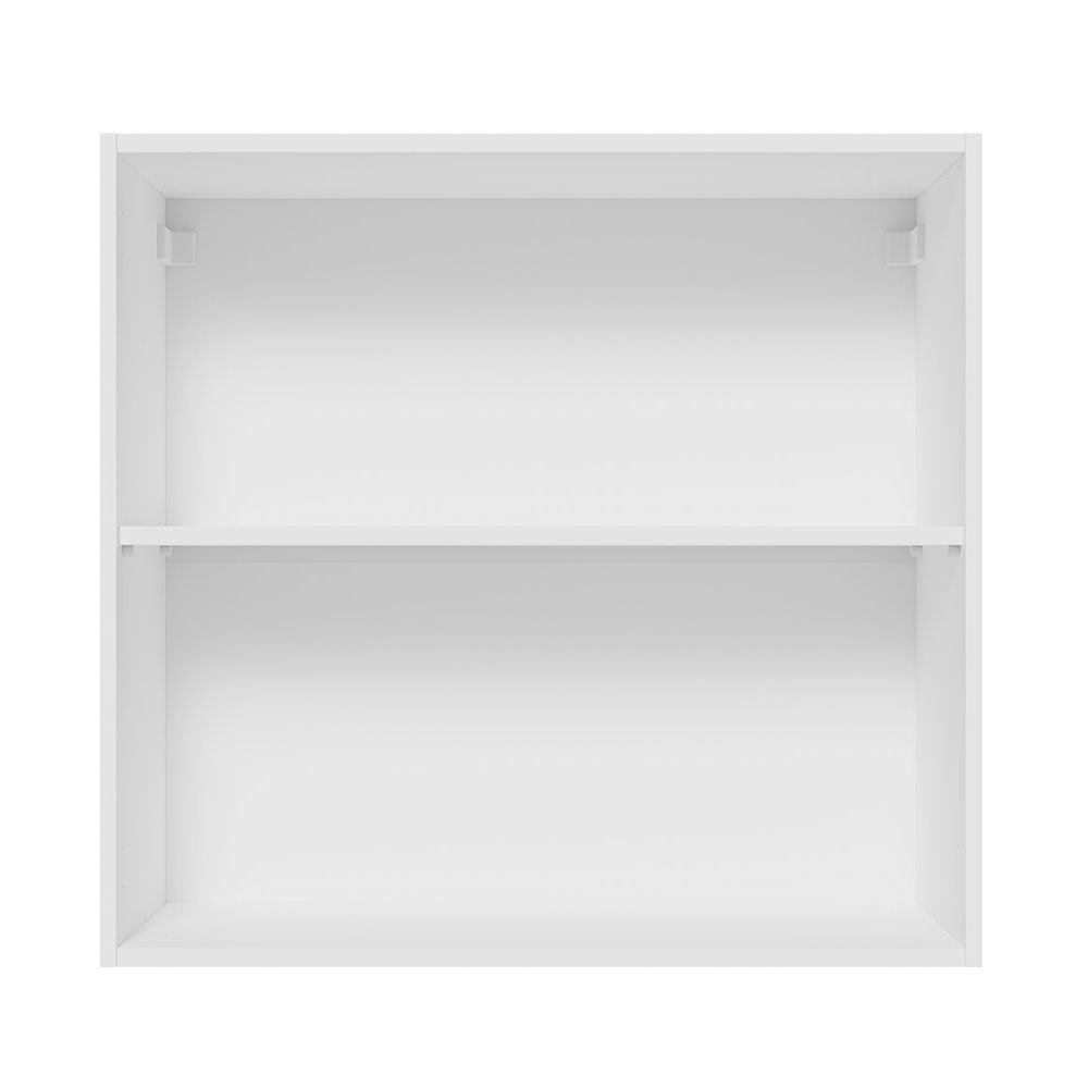 Alacena 70 cm 2 Puertas Lux Blanco/Gris