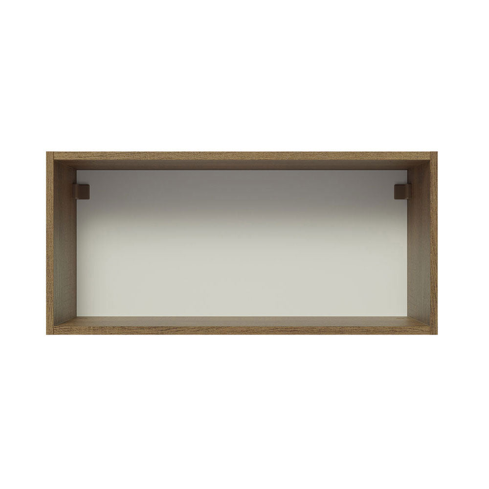 Alacena 70 cm 1 Puerta Lux Marrón/Gris
