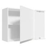 Alacena Esquinero 1 Puerta Glamy Blanco