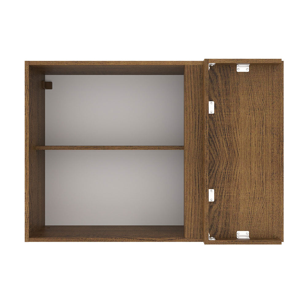 Alacena 94 cm 1 Puerta Agata Marrón/Crema