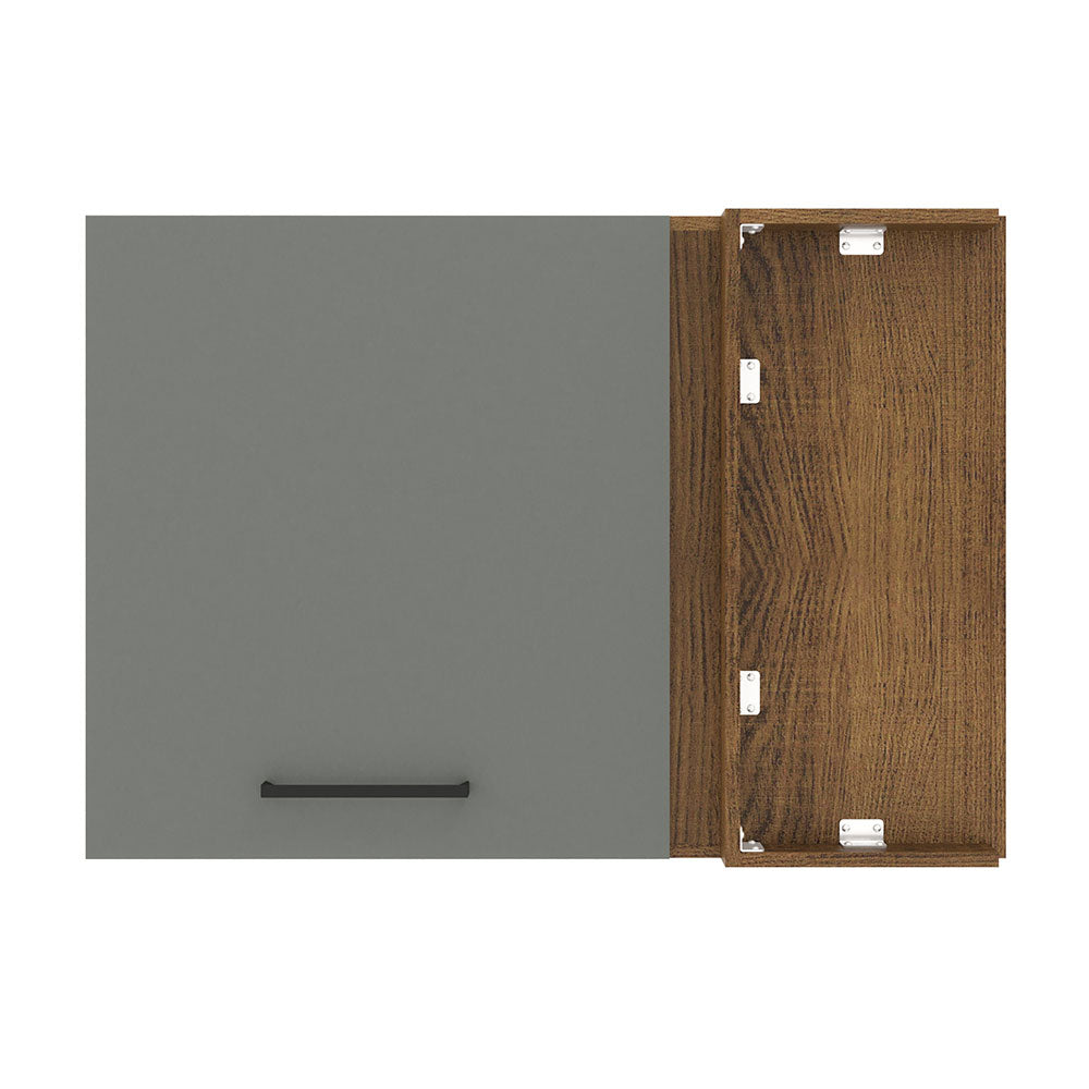 Alacena 94 cm 1 Puerta Agata Marrón/Gris