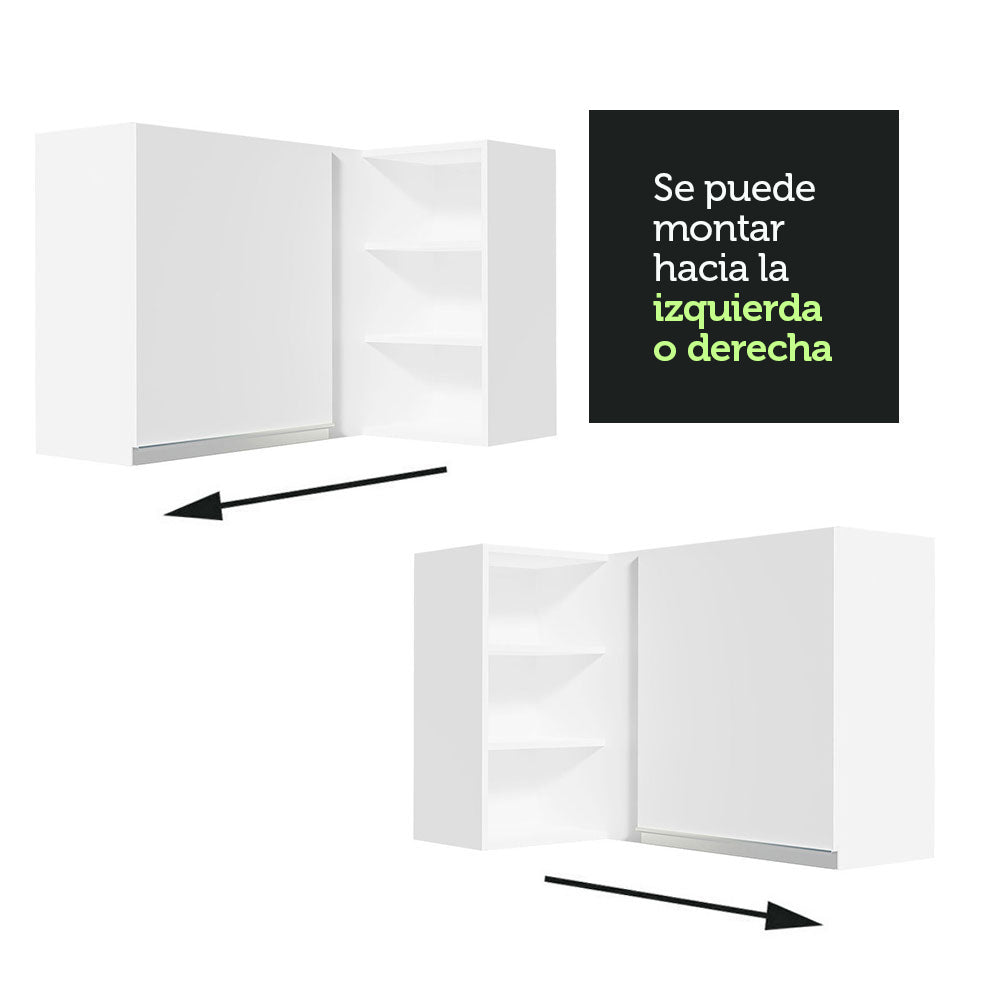 Alacena Gabinete Superior De Esquina Cocina Madesa Glamy BB 01
