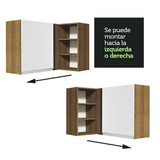 Alacena Gabinete Superior De Esquina Cocina Madesa Glamy 01