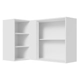 Alacena 102 cm 1 Puerta Lux Blanco/Blanco