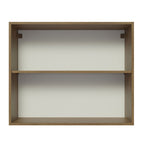Alacena 80 cm 2 Puertas Marrón/Blanco Glamy Madesa