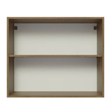 Alacena 80 cm 2 Puertas Glamy Marrón/Blanco