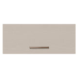 Alacena 80 cm 1 Puerta Rebatible Blanco/Crema Agata Madesa