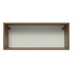 Alacena 80 cm 1 Puerta Marrón/Blanco Glamy Madesa