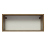 Alacena 80 cm 1 Puerta Glamy Marrón/Blanco