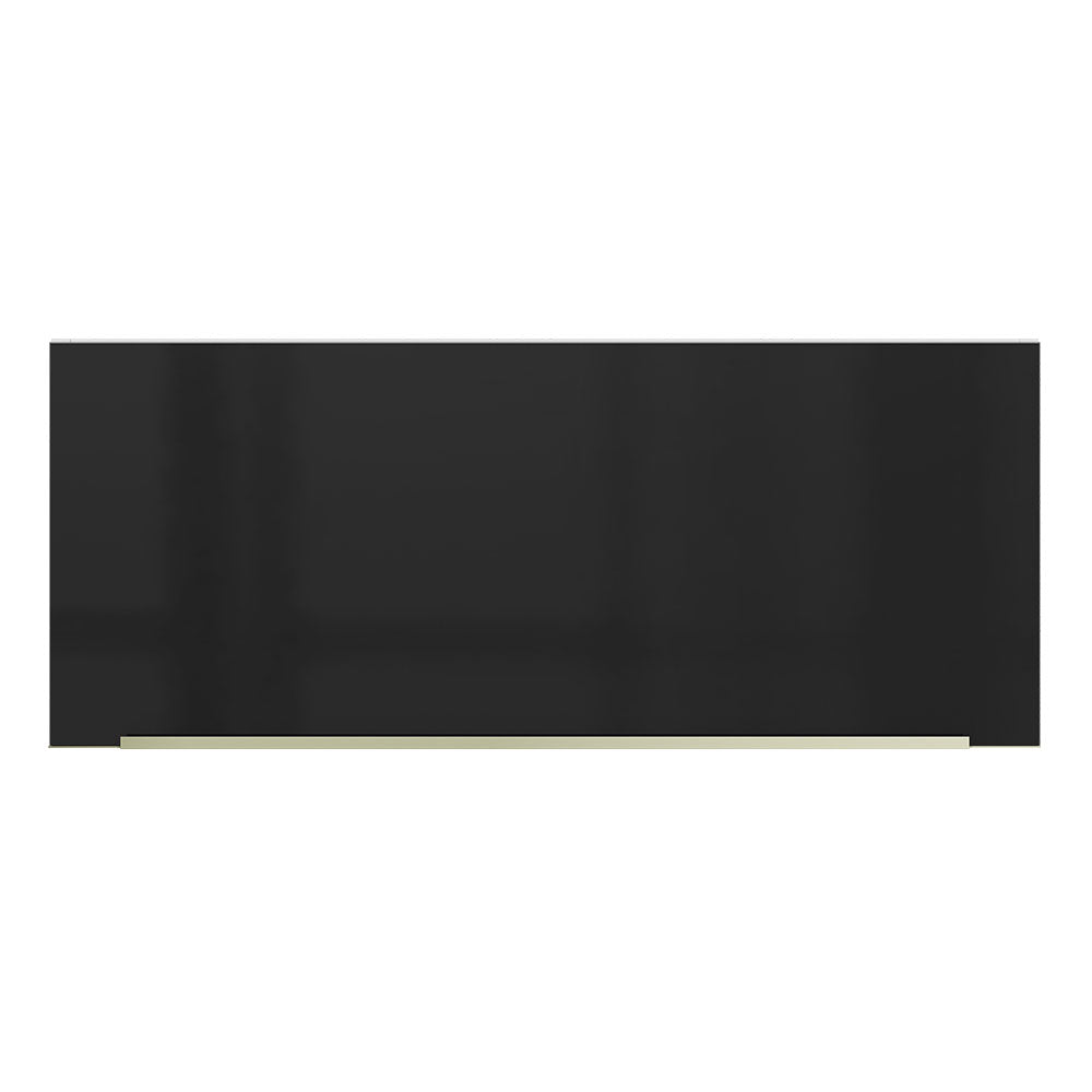 Alacena 80 cm 1 Puerta Lux Blanco/Negro