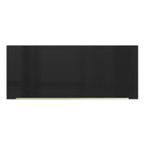 Alacena 80 cm 1 Puerta Lux Blanco/Negro
