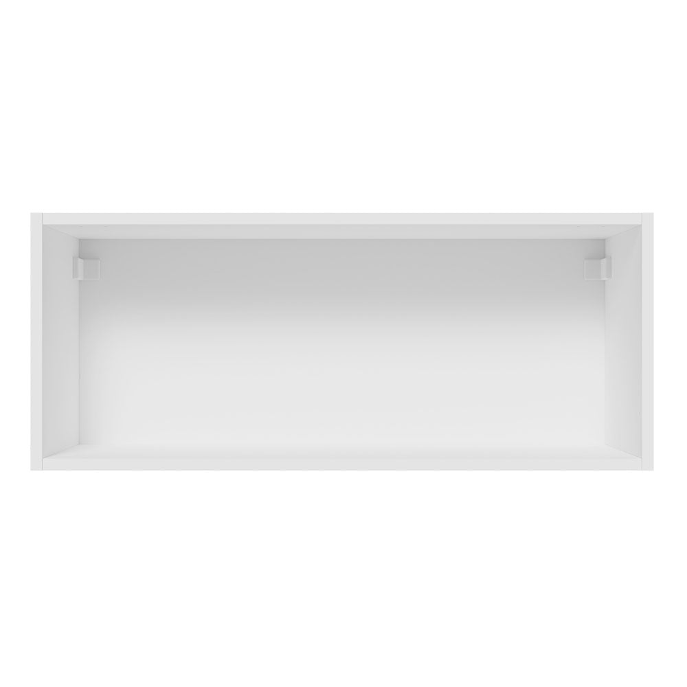 Alacena 80 cm 1 Puerta Rebatible Glamy Blanco/Marrón