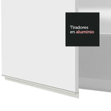 Torre de Cocina para Horno 60 cm 1 Puerta y 3 Cajones Glamy Blanco