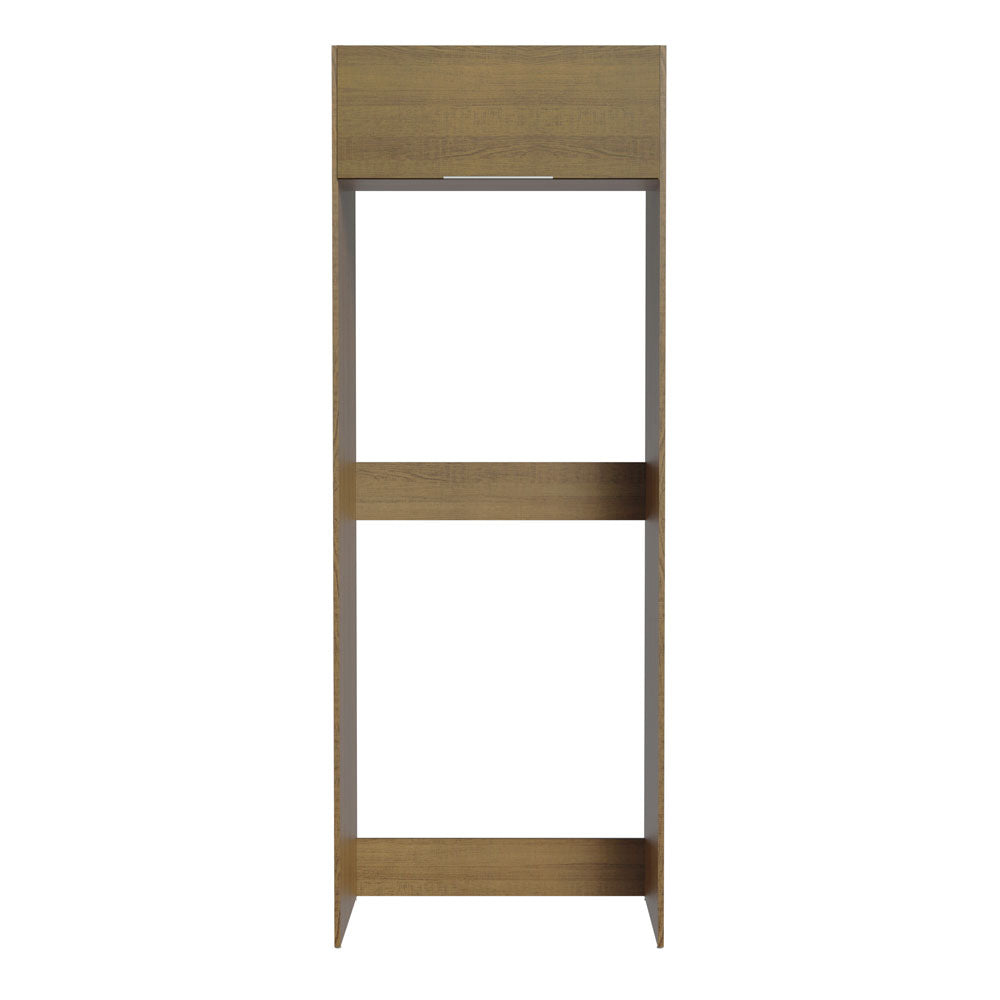 Mueble para Empotrar Heladera 1 Puerta Abatible Marrón Stella Madesa