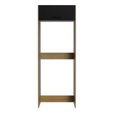 Mueble para Empotrar Heladera 1 Puerta Abatible Marrón/Negro Agata Madesa