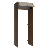 Mueble para empotrar Heladera 83 cm 1 Puerta Abatible Marrón/Crema Vik Madesa