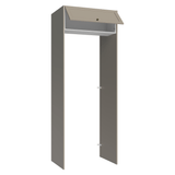 Mueble para empotrar Heladera 83 cm 1 Puerta Abatible Crema/Blanco/Crema Vik Madesa
