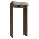 Mueble para empotrar Heladera 103 cm 1 Puerta Abatible Marrón/Crema Vik Madesa