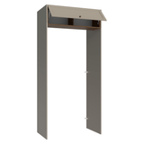 Mueble para empotrar Heladera 103 cm 1 Puerta Abatible Crema/Marrón/Crema Vik Madesa