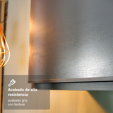 Combo completo de Cocina Esquinera Flotante 325cm Gris Nice Madesa 05