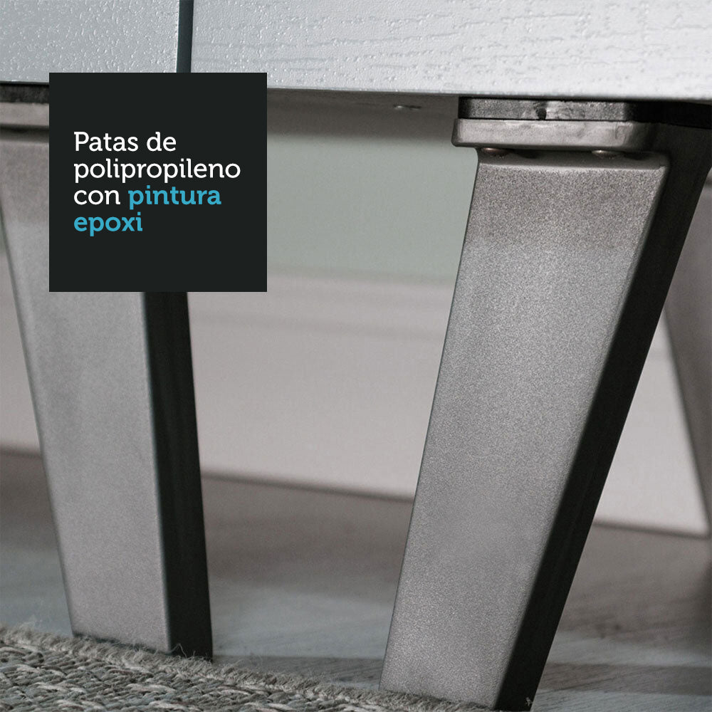 Combo Completo de Cocina Esquinera 445 cm Gris Nice Madesa 01