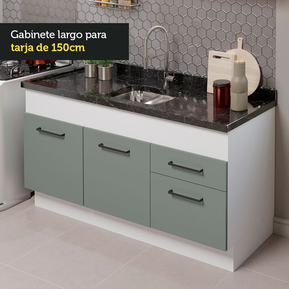 Combo de Cocina Madesa Agata 150cm BG 02