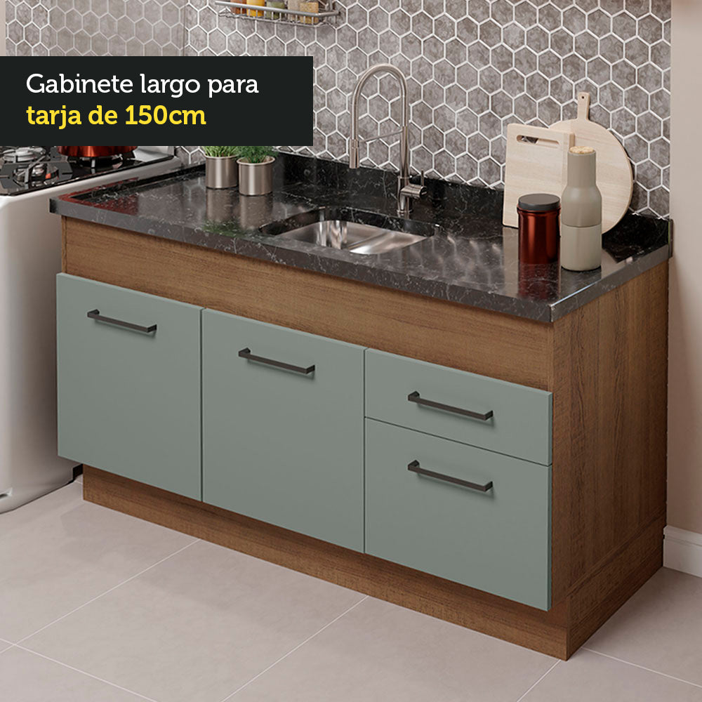 Combo de Cocina Madesa Agata 150cm MG 02