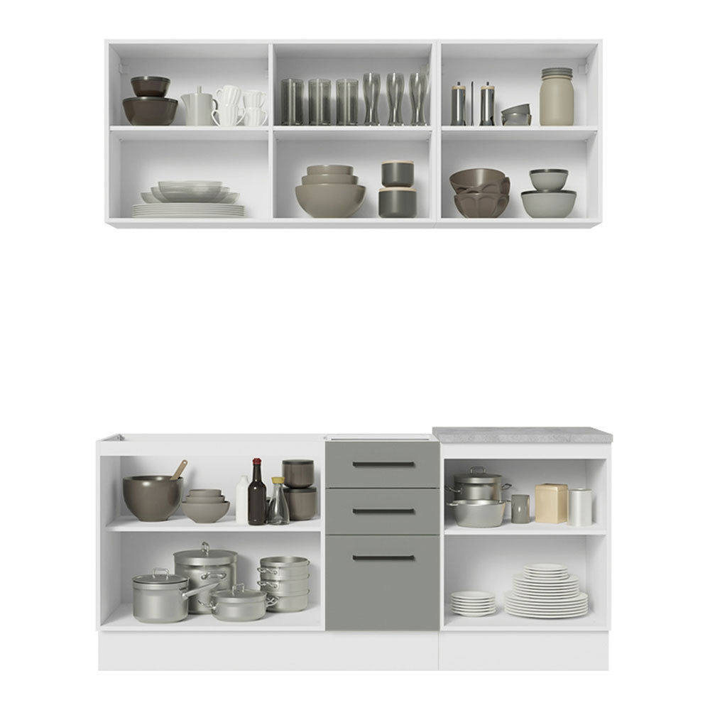 Combo de Cocina Madesa Agata 180cm BG 01