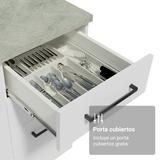 Combo de Cocina con Cristalero Madesa Agata BC 01