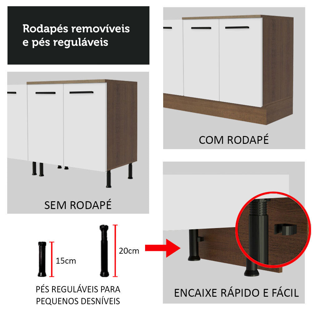 Combo completo de Cocina Madesa Agata 290cm MB 01