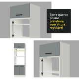 Combo completo de Cocina Madesa Agata 290cm BG 04
