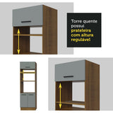 Combo completo de Cocina Madesa Agata 290cm MG 02