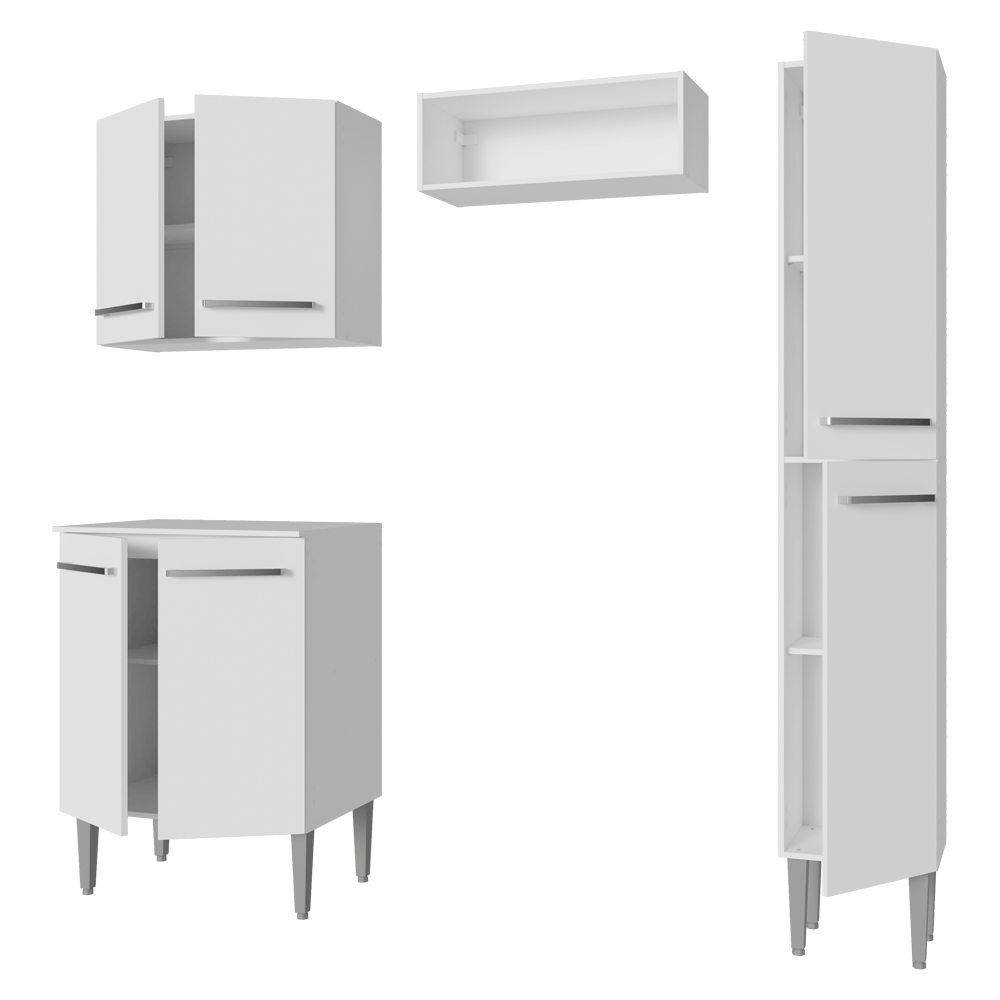 Cocina Compacta 156 cm Emilly Blanco 02
