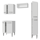 Cocina Compacta 156 cm Emilly Blanco 02