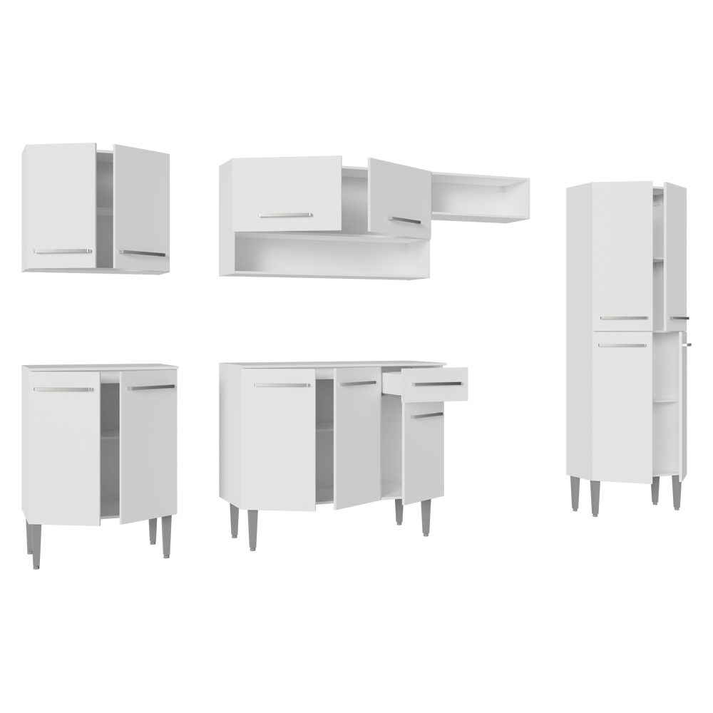 Cocina Compacta 293 cm Emilly Blanco 011