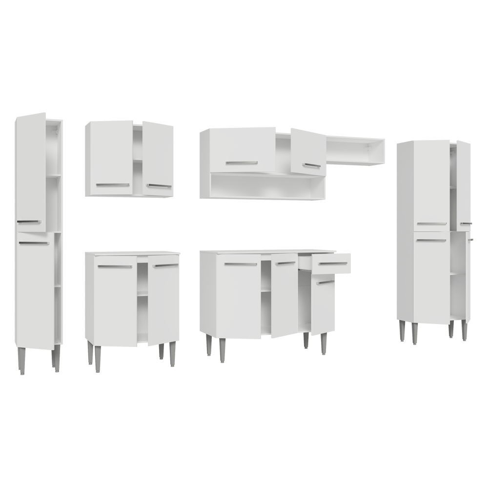 Cocina Compacta 325 cm Emilly Blanco 07