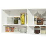 Alacena Cocina 120 cm 2 Puertas 2 Nichos Blanco para Cocina Madesa