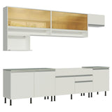 Combo completo de Cocina 300 cm Blanco Verona Madesa 01SR