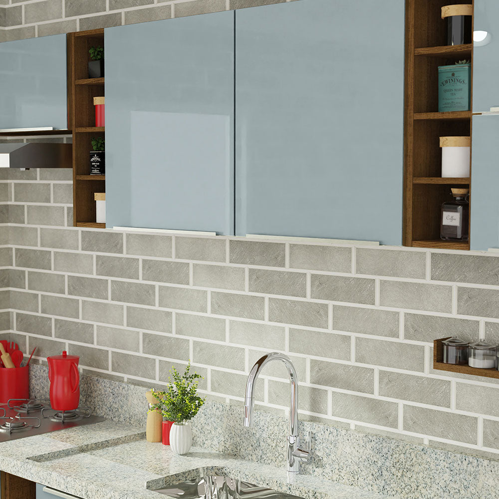 Combo completo de Cocina 300cm Marrón/Gris Lux da Sabrina Madesa