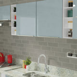 Combo completo de Cocina 300cm Blanco/Gris Lux da Sabrina Madesa
