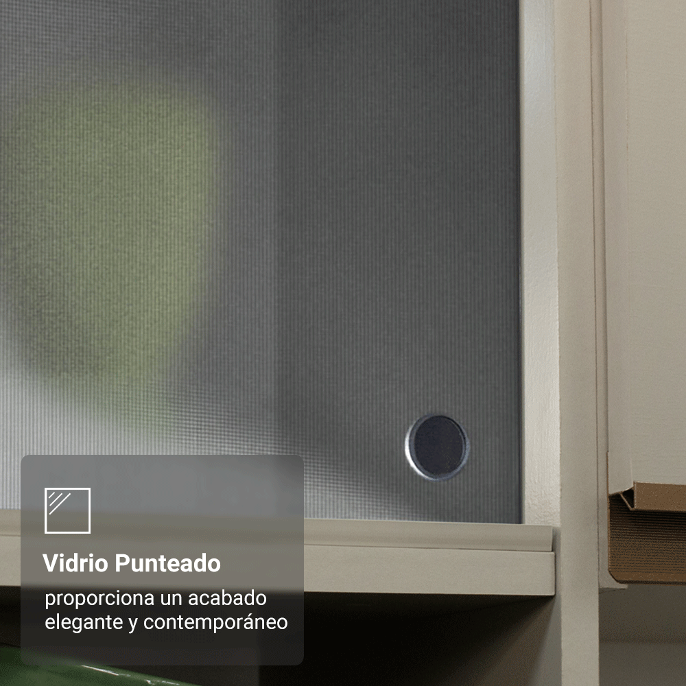 Cocina Compacta 120 cm Sin Patas Nice Crema 04