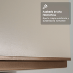 Cocina Compacta 200 cm Crema Nice Madesa