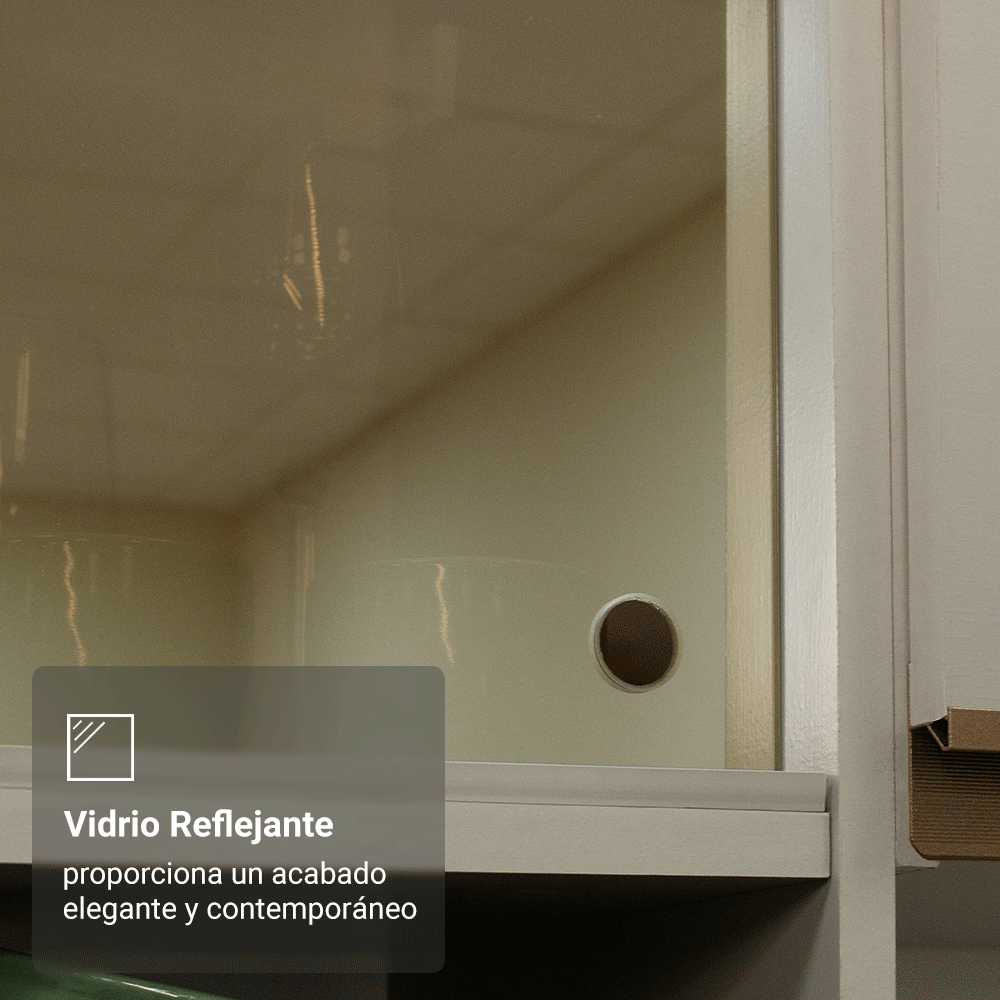 Combo de Cocina 300 cm Sin Patas Nice Crema 03