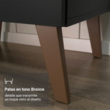 Mueble de Cocina Completa Pieta 310 cm 11 Puertas 1 Cajón (Con Mesada) Negro 02 Madesa