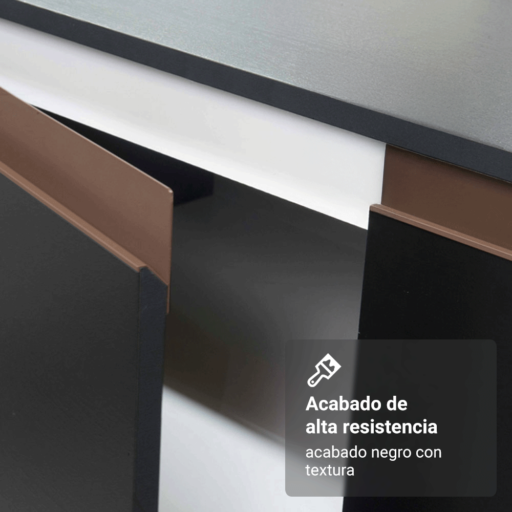 Combo de Cocina 250 cm Reims Negro 07