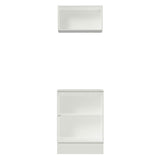 Kit Cocina 60 cm 100% MDF 2 Puertas 1 Abatible Blanco Smart Madesa